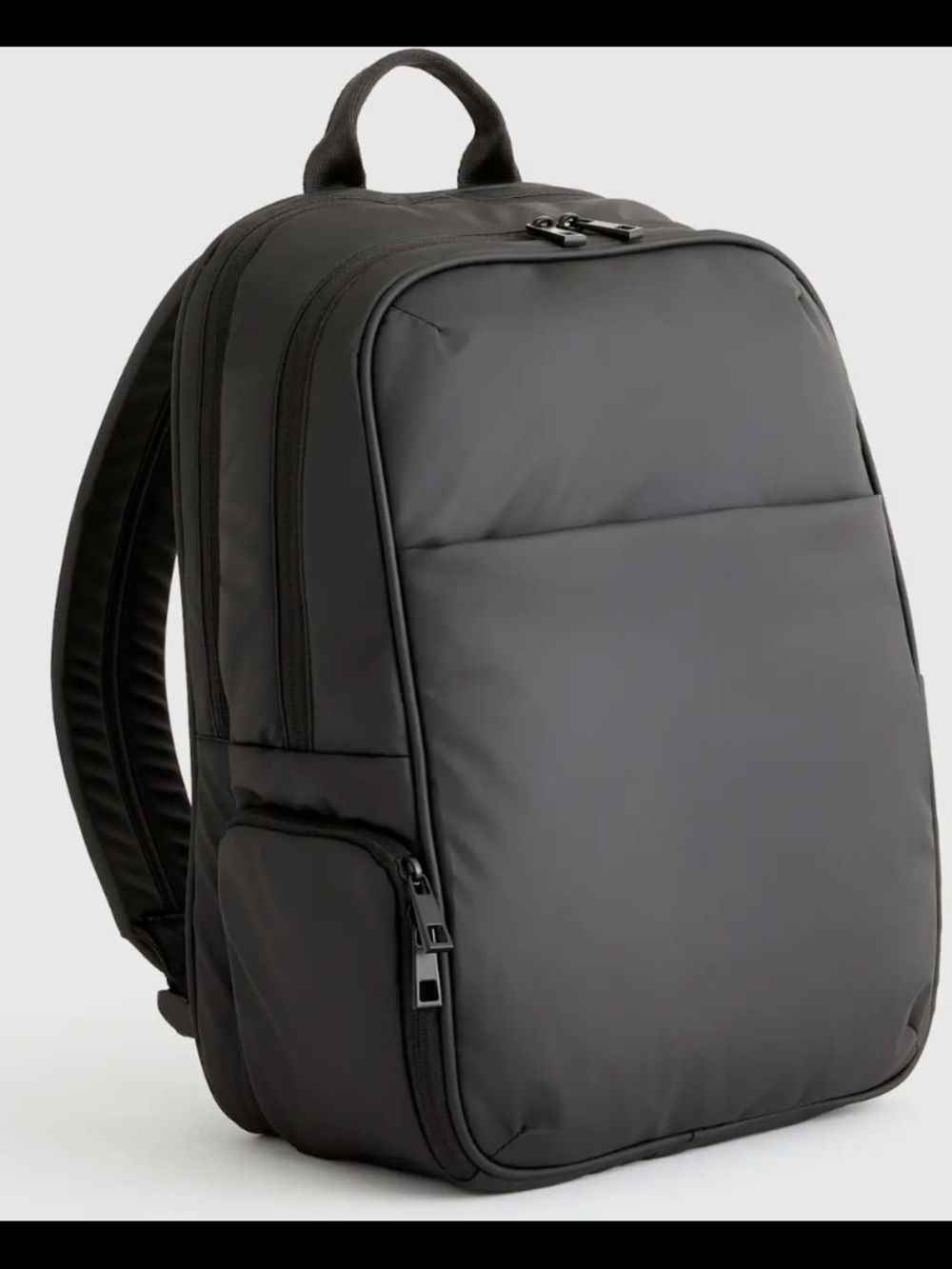 Quince Weatherproof Backpack Black Unisex NWT